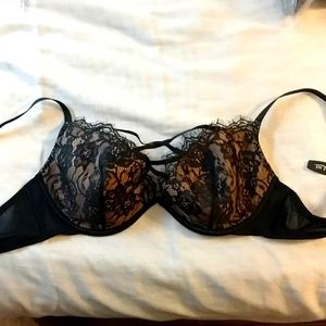 NWT Adore Me black bra w matching thong